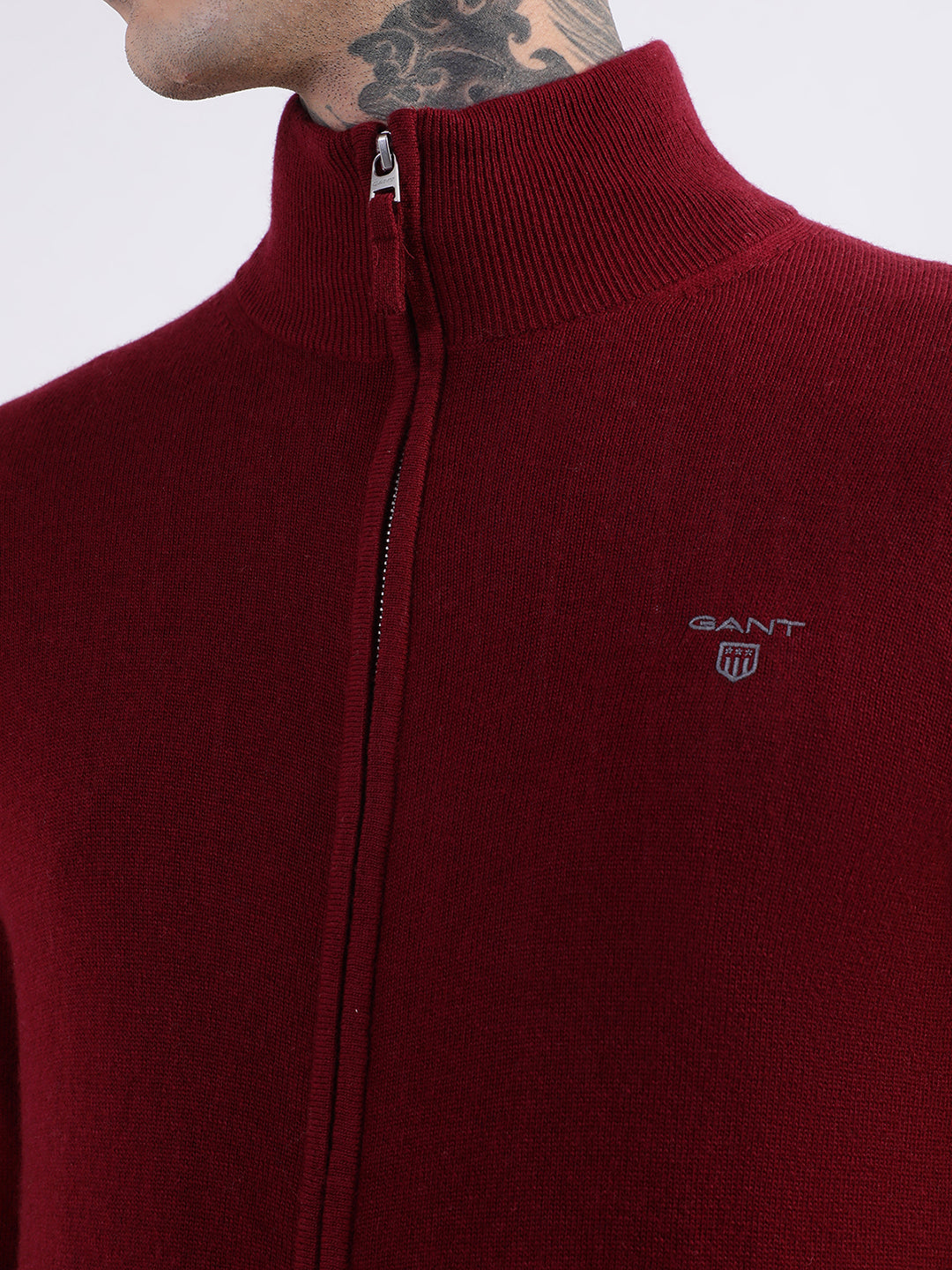 Gant Men Red Cardigan