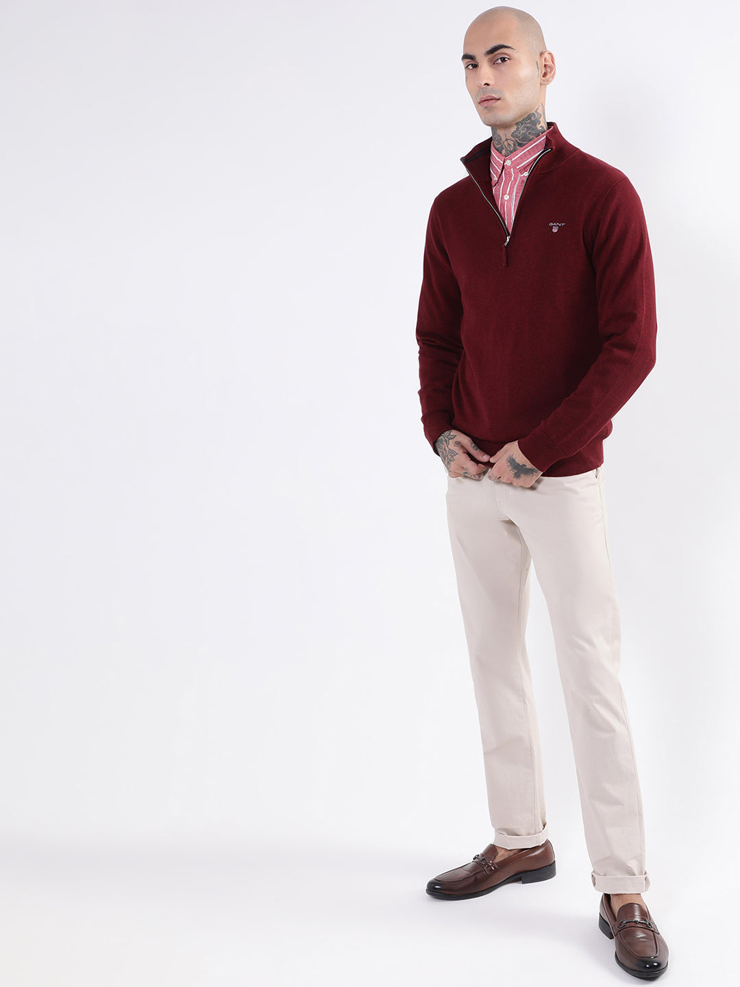 Gant Men Brown Pullover