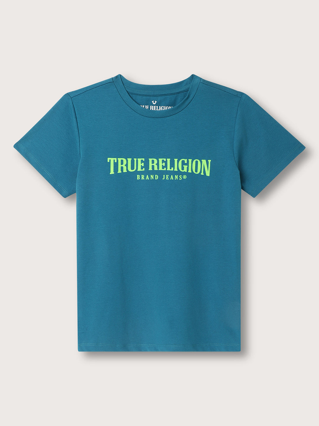 True Religion Kids Teal Regular Fit T-Shirt