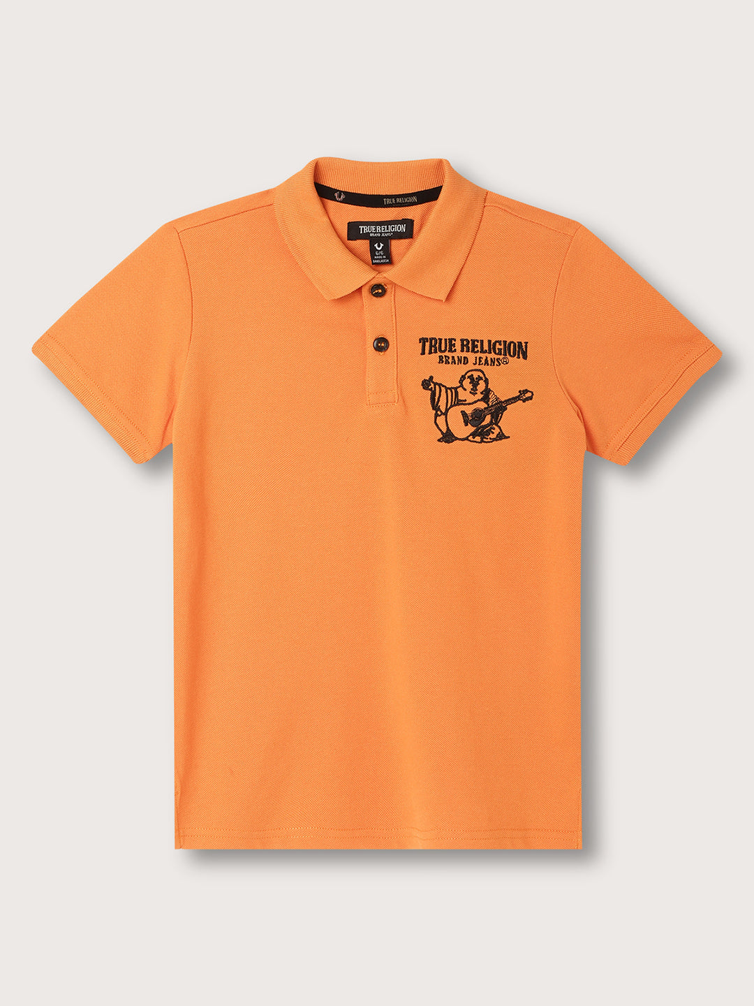 True Religion Kids Orange Regular Fit Polo T-Shirt