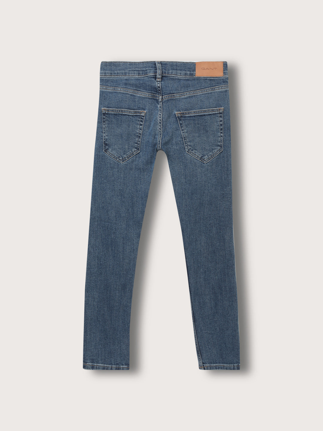 Gant Boys Blue Slim Fit Light Fade Clean Look Jeans