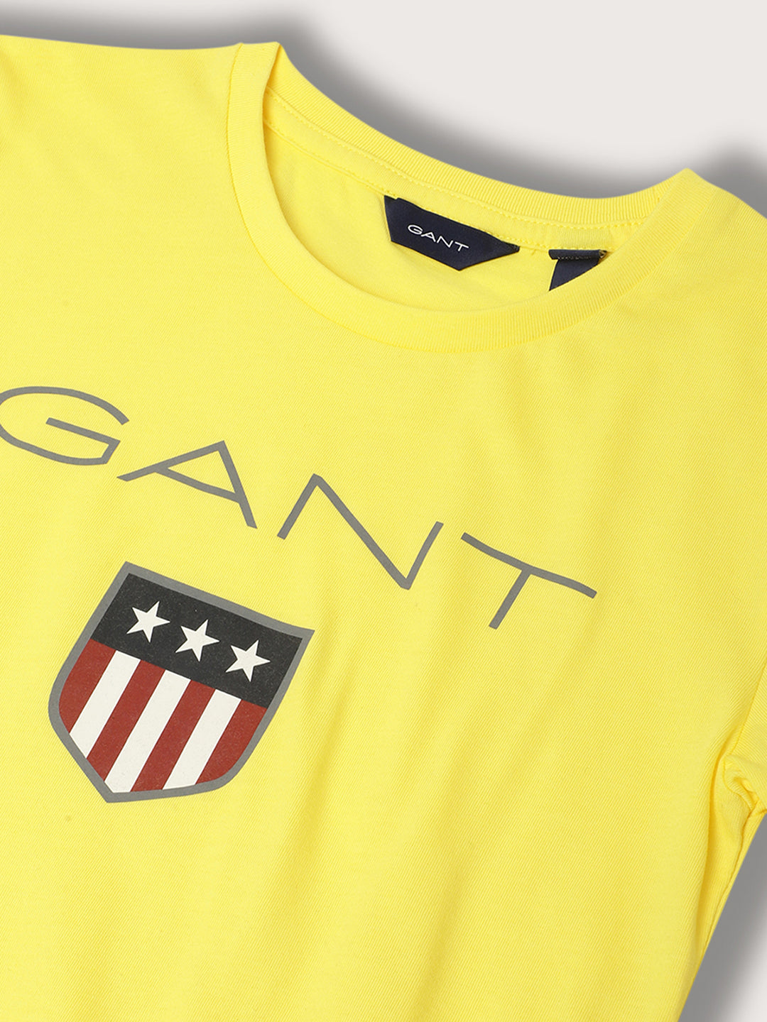 Gant Kids Yellow Logo Regular Fit T-Shirt