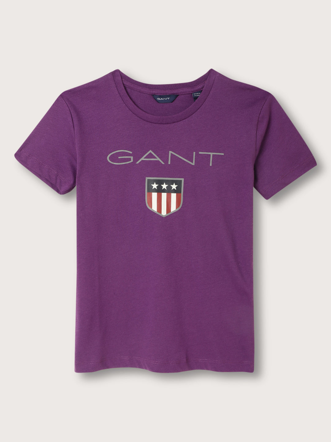 Gant Kids Purple Logo Regular Fit T-Shirt