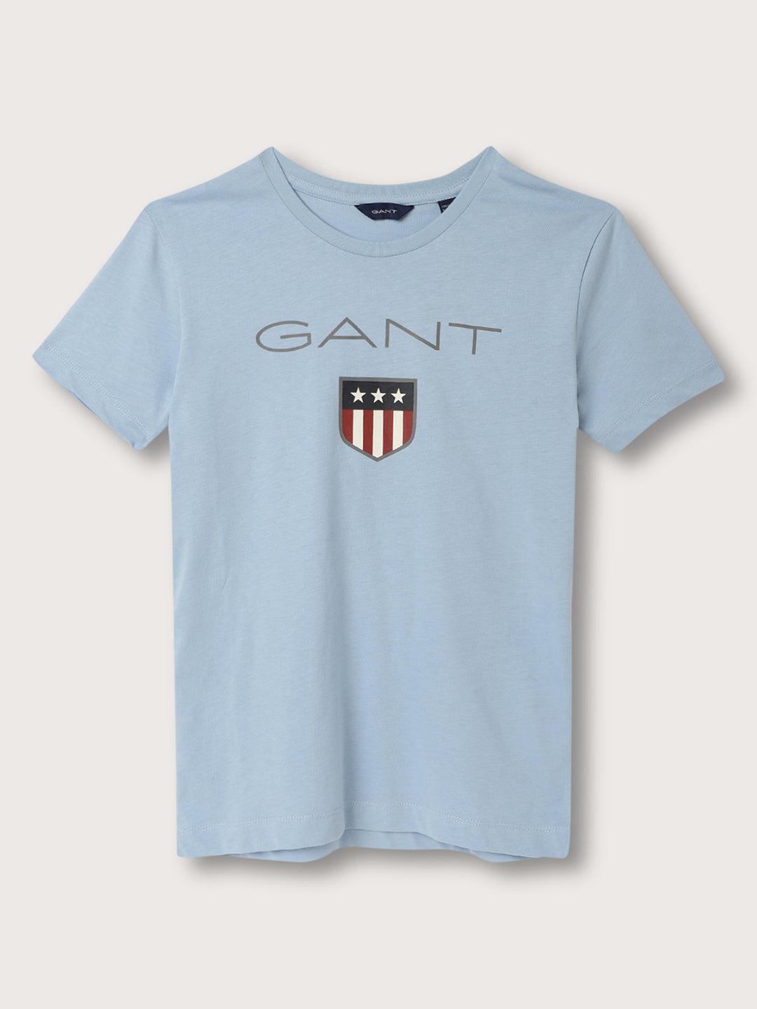 Gant Kids Blue Logo Regular Fit T-Shirt