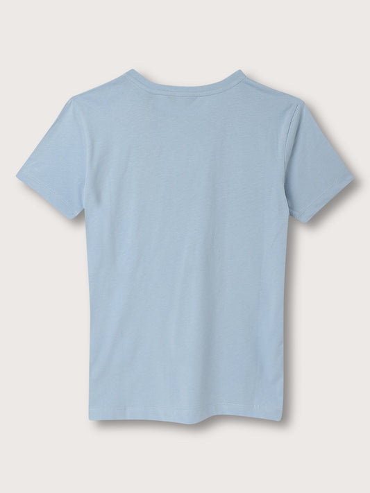 Gant Kids Blue Logo Regular Fit T-Shirt