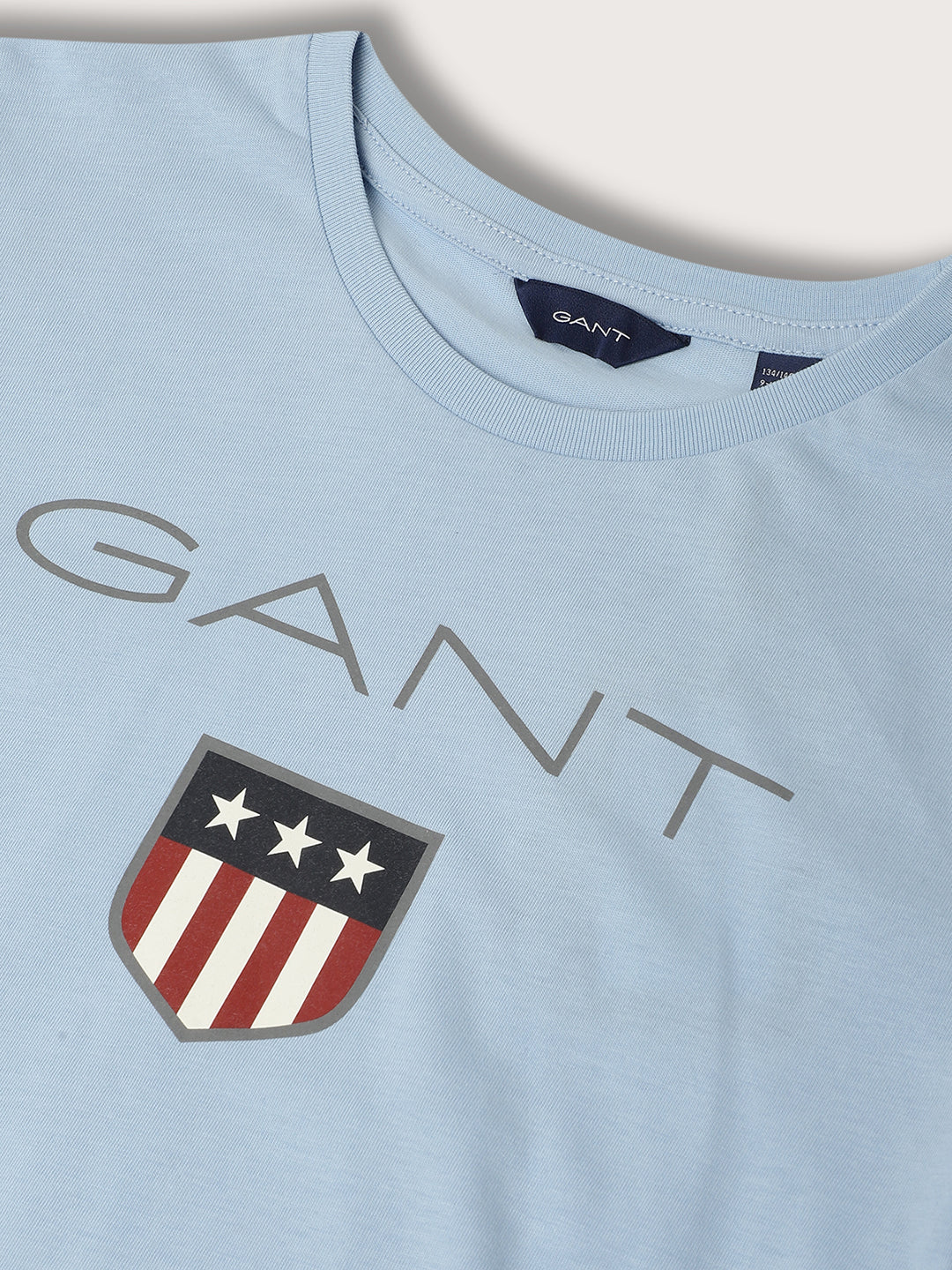 Gant Kids Blue Logo Regular Fit T-Shirt