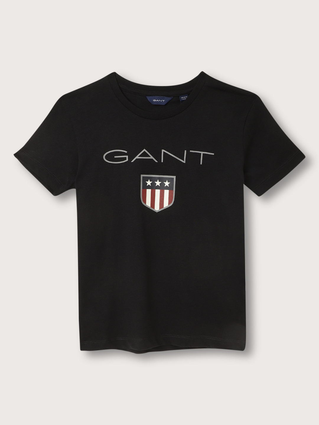 Gant Kids Black Logo Regular Fit T-Shirt