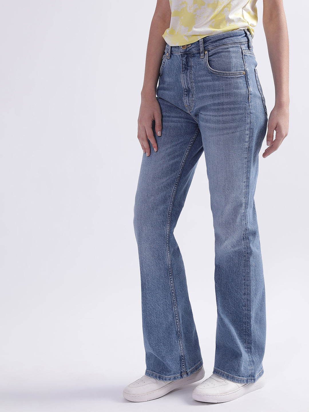 Gant Women High-Rise Heavy Fade Jeans