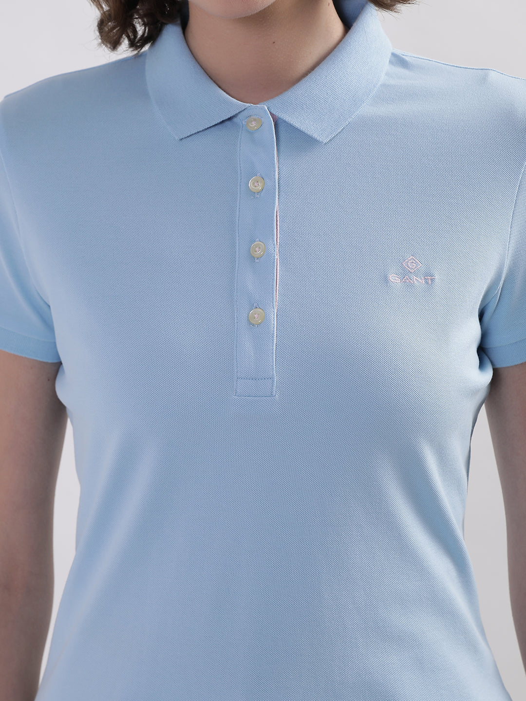 Gant Blue Regular Fit Polo T-Shirt