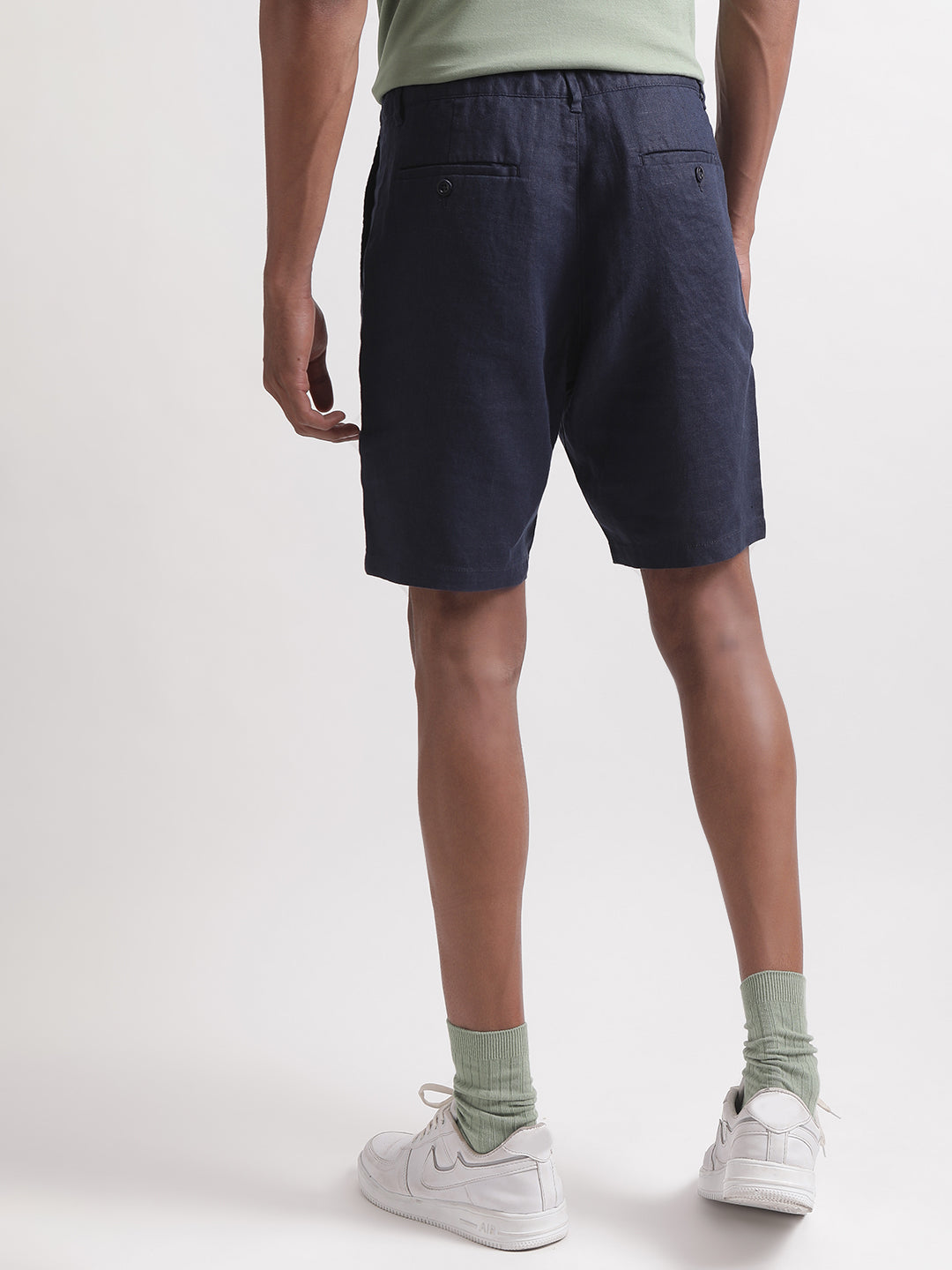 Gant Men Loose Fit Linen Denim Shorts