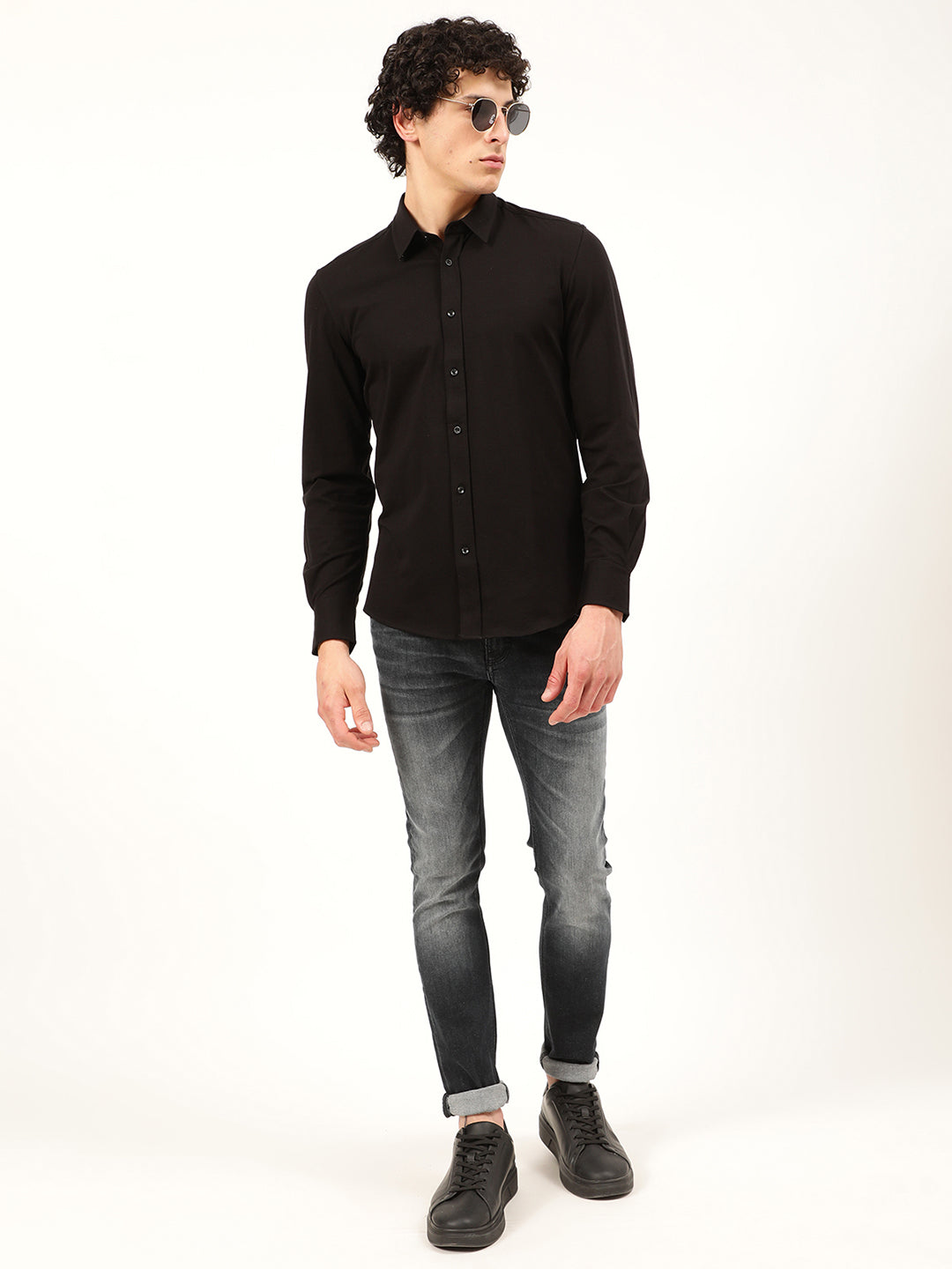 Antony Morato Black Regular Fit Shirt