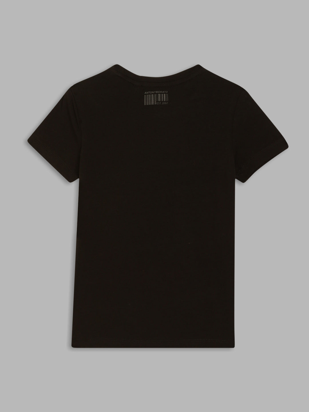 Antony Morato Kids Black Logo Regular Fit T-Shirt