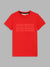 Antony Morato Kids Red Logo Regular Fit T-Shirt