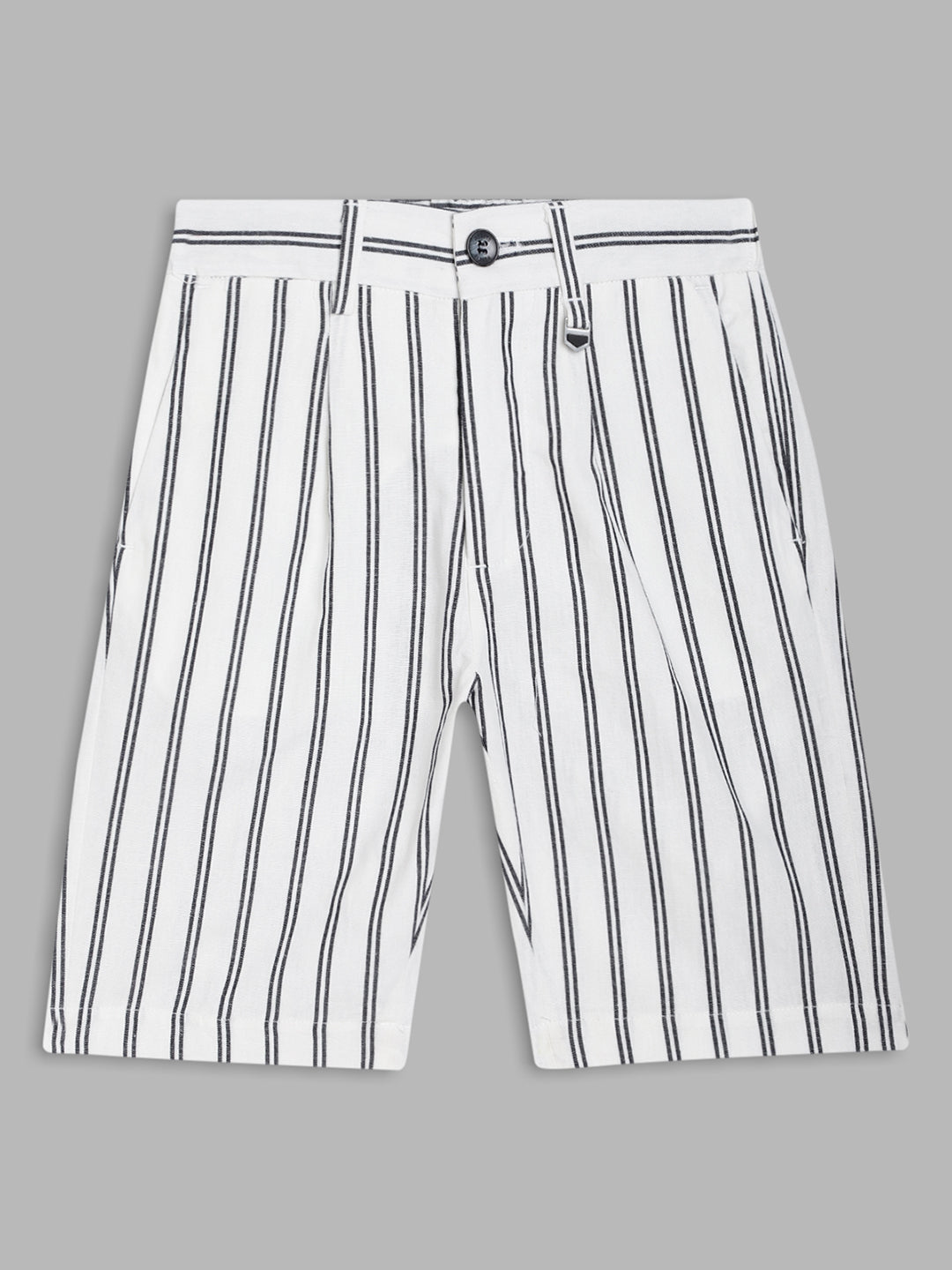 Antony Morato Boys Striped Mid-Rise Regular Shorts