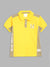 Blue Giraffe Boys Yellow Solid Polo TShirt