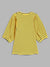 Elle Kids Girls Yellow Striped Round Neck TShirt