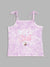 Blue Giraffe Girls Lilac Printed Square Neck Top