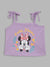 Blue Giraffe Girls Lilac Solid Square Neck Top