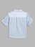 Blue Giraffe Kids Powder Blue Fashion Checked Regular Fit Shirt