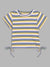 Elle Kids Girls Multi Striped Round Neck Tshirt