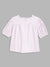 Blue Giraffe Girls Lilac Solid Square Neck Top