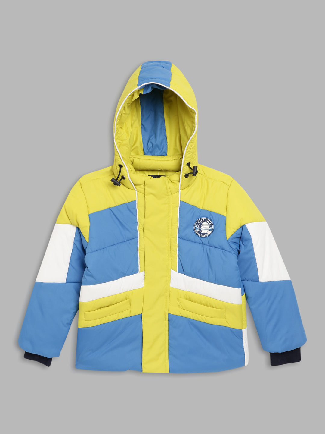 Blue Giraffe Boys Multi Colour blocked Jacket