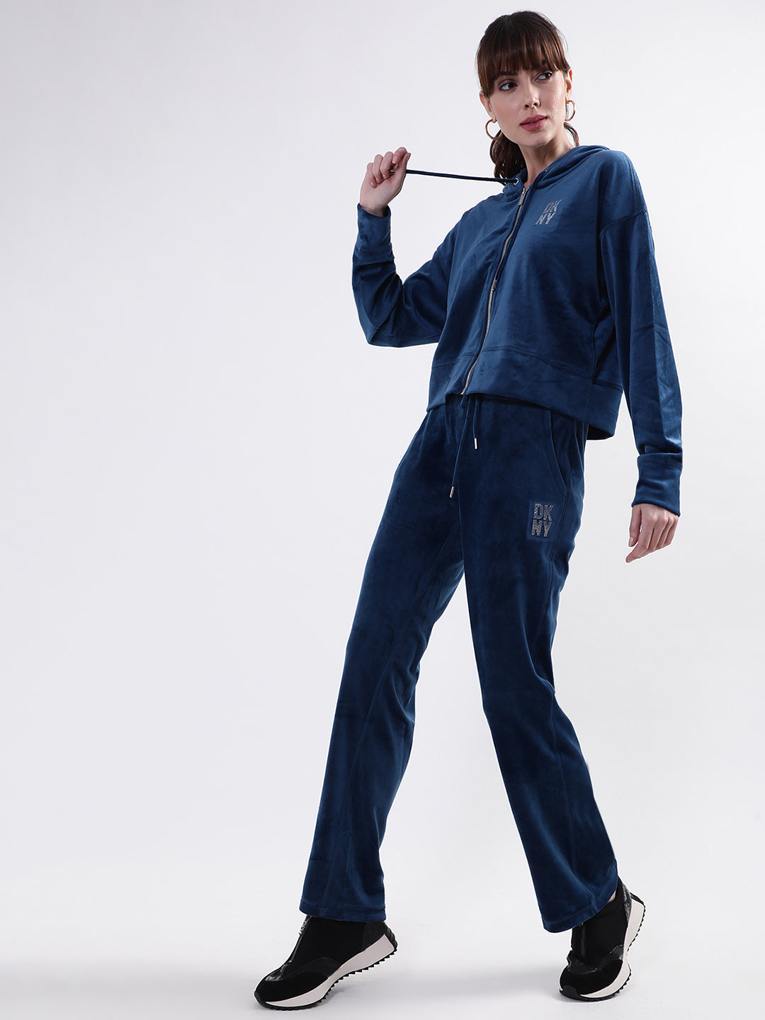 DKNY Women Blue Sweat Pants