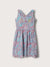 Elle Kids Girls Multi Round Neck Printed Dress