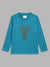 Blue Giraffe Boys Teal Solid Sweatshirt