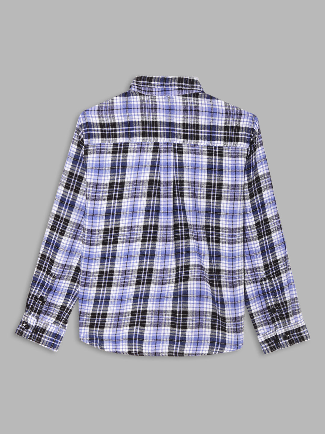 Blue Giraffe Boys Multi Checked Shirt