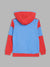 Blue Giraffe Boys Red Colour blocked Sweatshirt