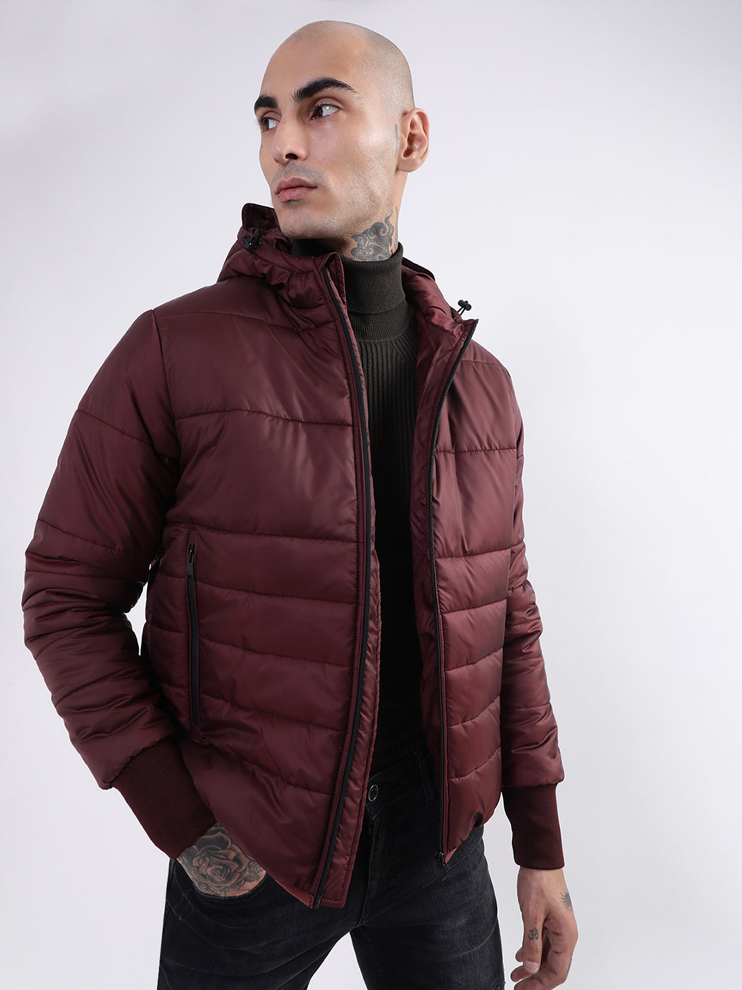 Shop Gant Men Solid Hooded Full Sleeves Jacket | ICONIC INDIA – Iconic India