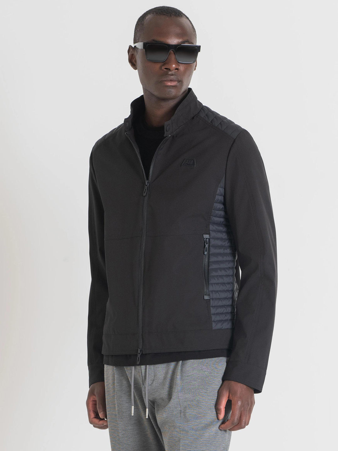 SLIM-FIT JACKET IN TECHNICAL FABRIC WITH LIGHTWEIGHT PADDING | Antony Morato