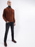 Antony Morato Men Rust Brown Hooded Sweatshirt