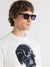 Antony Morato Men Cream-Coloured Printed Sweatshirt