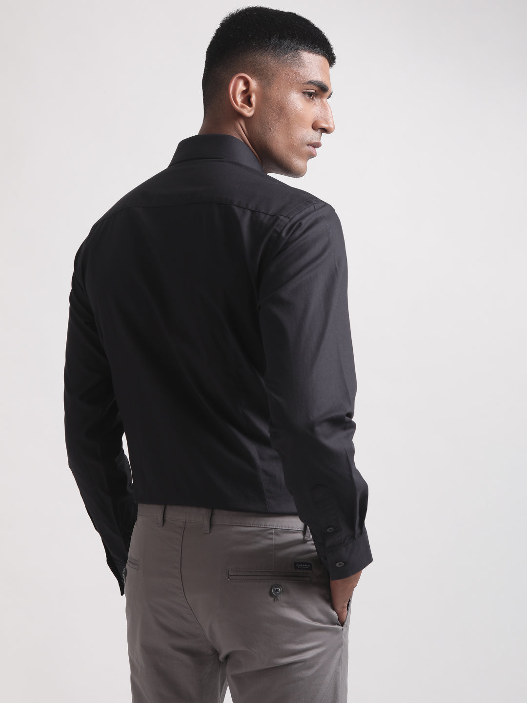 Bruun & Stengade Black Slim Fit Shirt