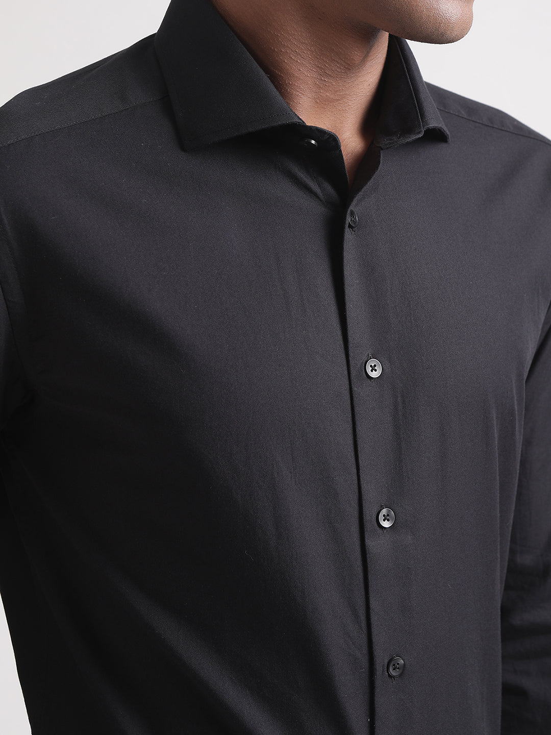 Bruun & Stengade Black Slim Fit Shirt