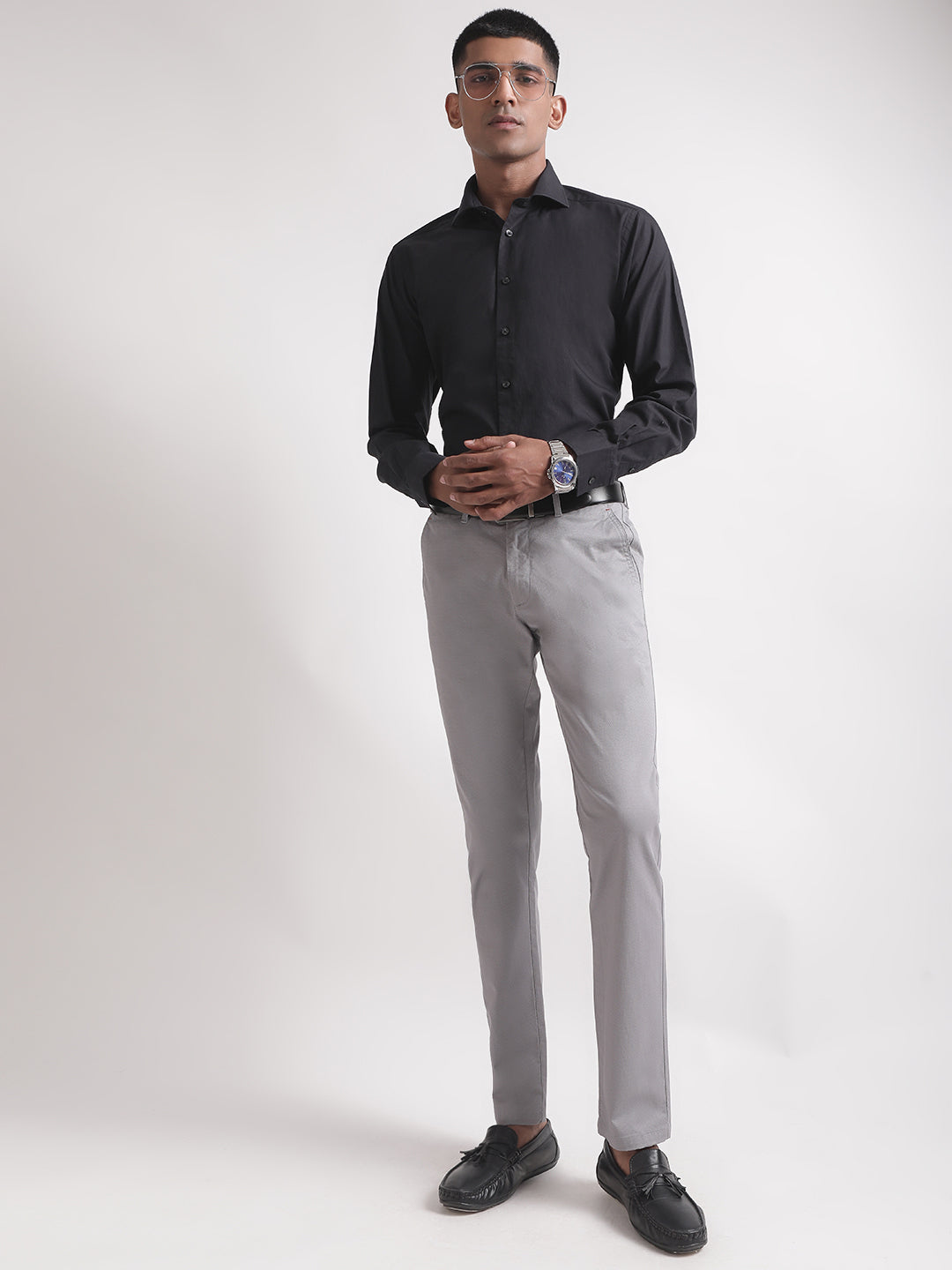 Bruun & Stengade Black Modern Fit Shirt