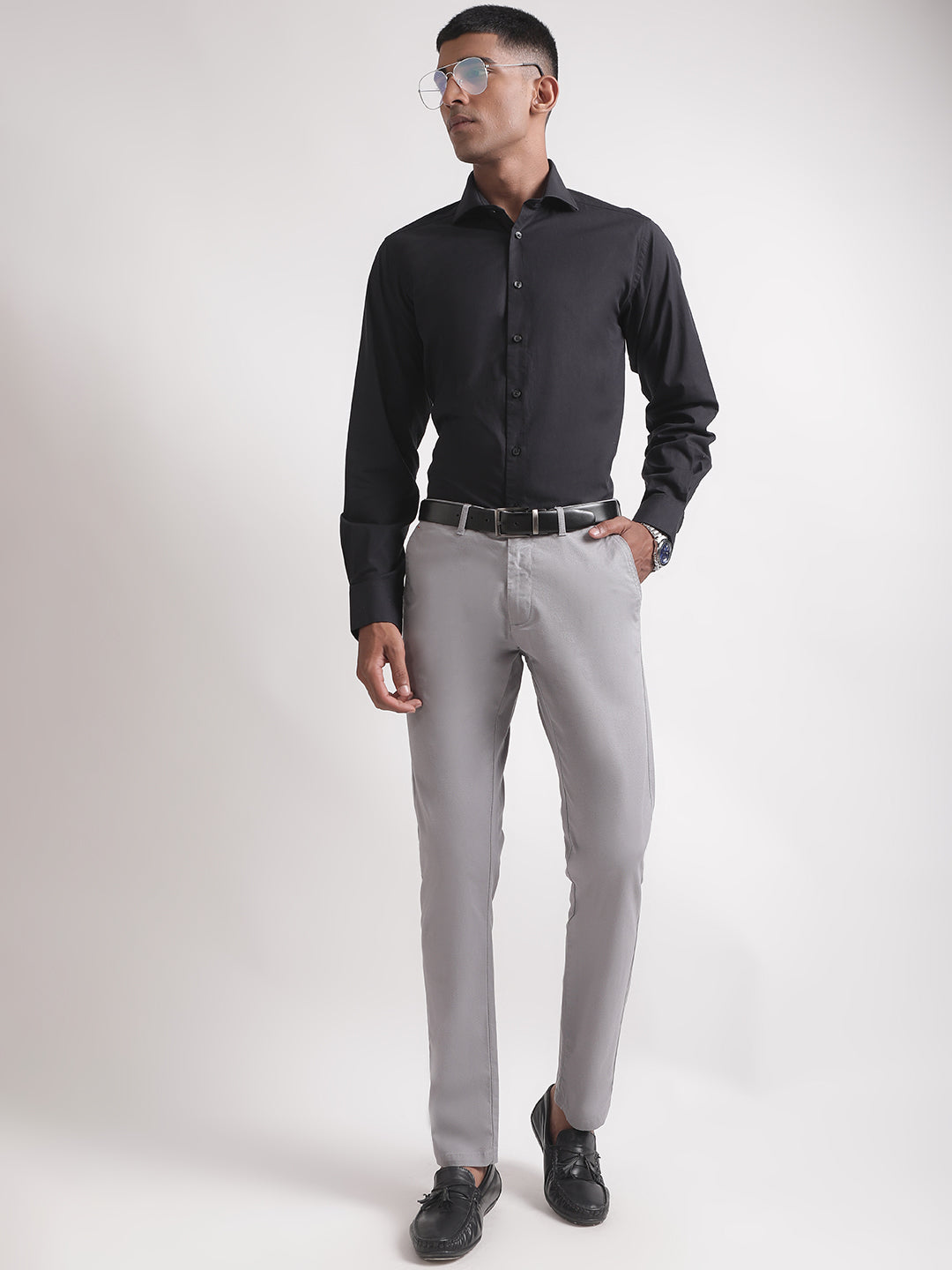 Bruun & Stengade Black Modern Fit Shirt