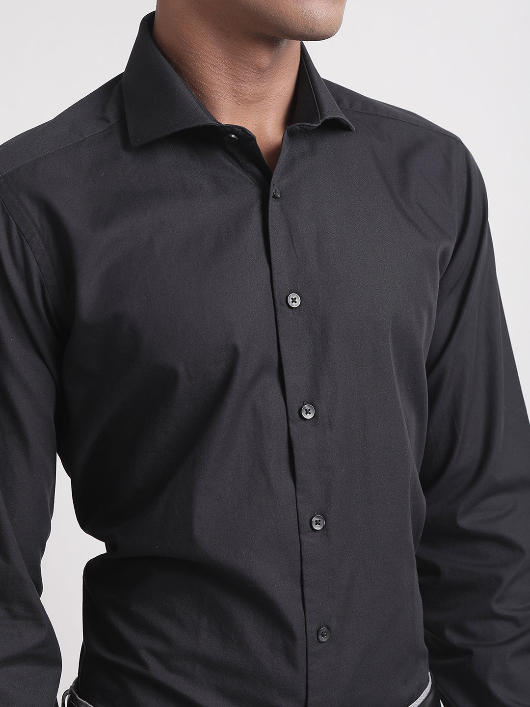 Bruun & Stengade Black Modern Fit Shirt