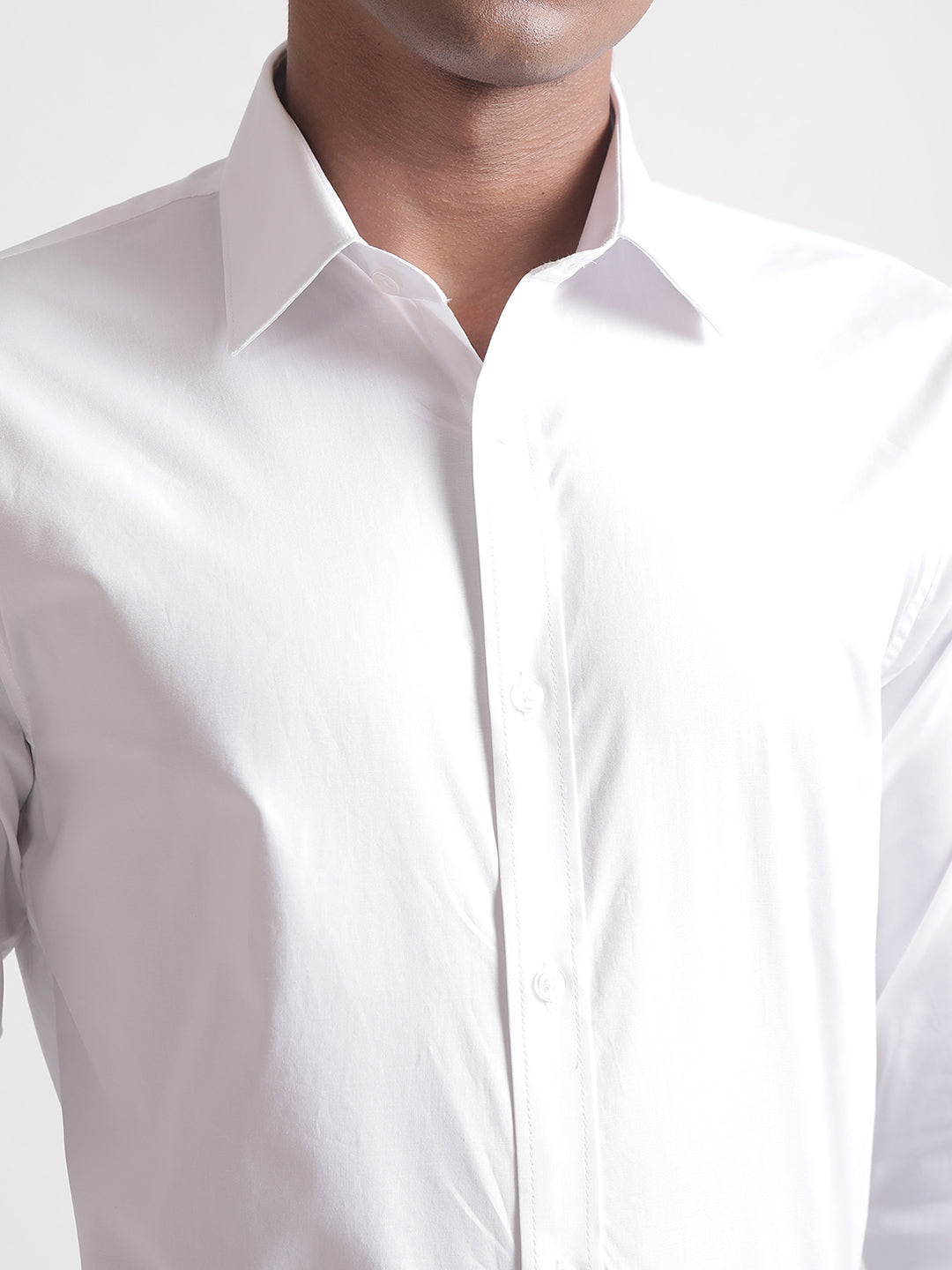 Matinique White Slim Fit Shirt