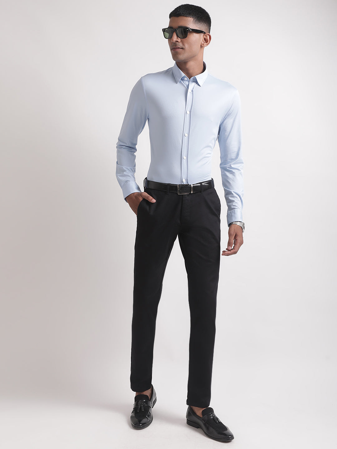 Matinique Blue Regular Fit Shirt