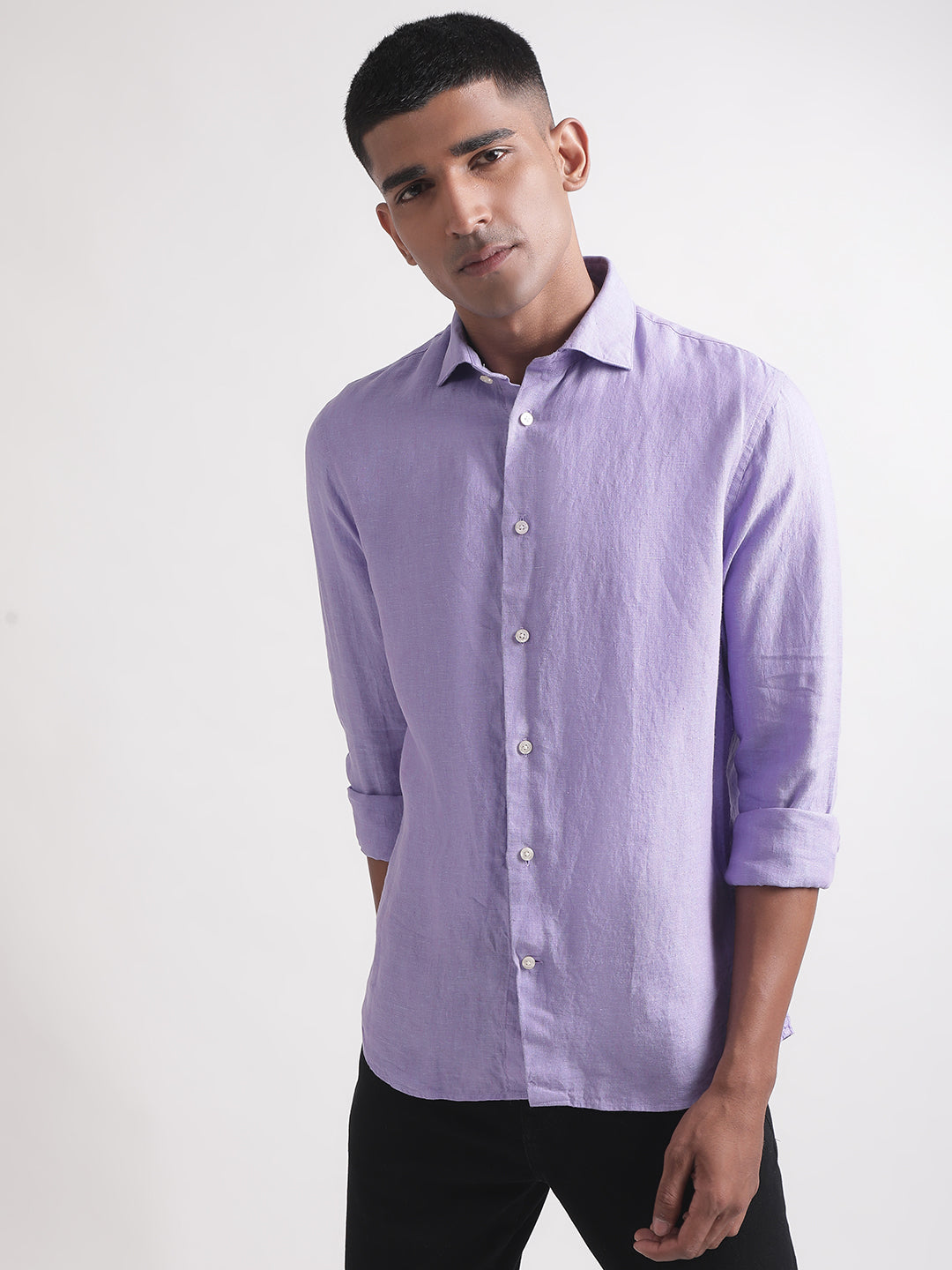 Matinique Lavendar Regular Fit Shirt