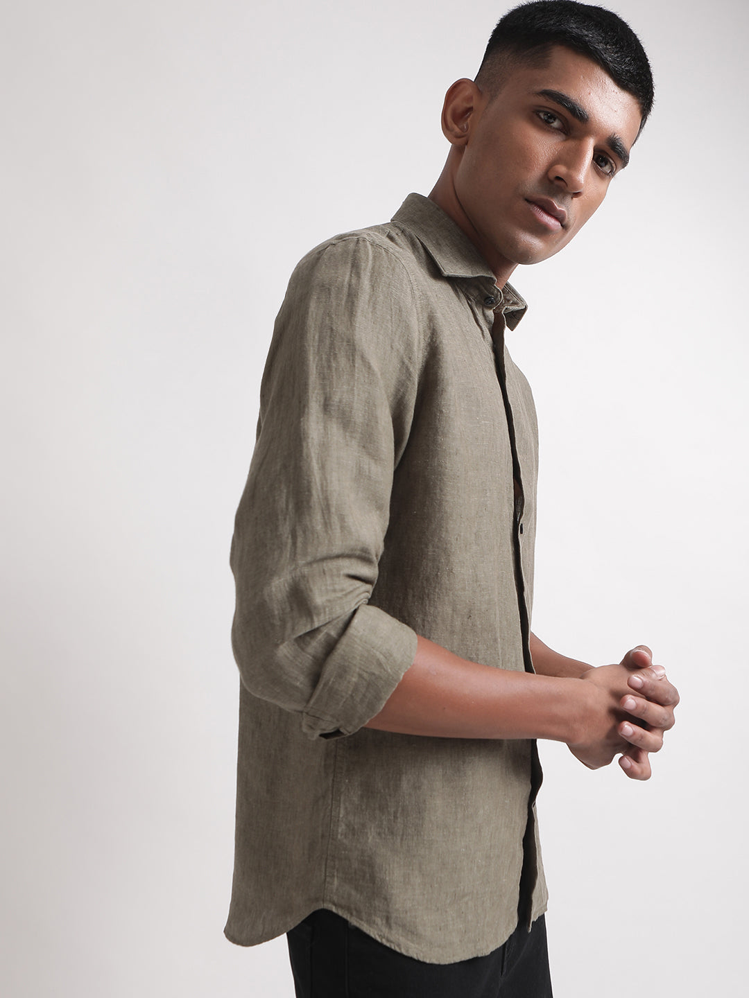 Matinique Olive Regular Fit Shirt