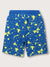 Blue Giraffe Boys Blue Printed Regular Fit Shorts