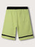 Blue Giraffe Boys Neo Lime Solid Regular Fit Shorts