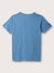 Blue Giraffe Boys Blue Solid Round Neck TShirt