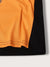 Blue Giraffe Boys Orange Solid Round Neck TShirt