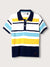 Blue Giraffe Boys Multi Polo Striped TShirt