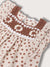 Elle Kids Girls Beige Round Neck Printed Top